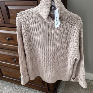 525 America Taupe Turtleneck Sweater